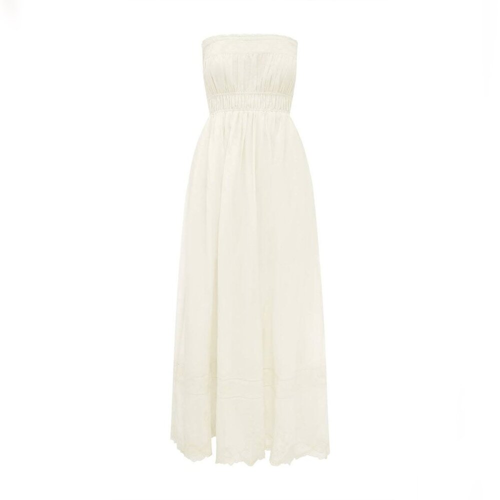 New With Tags POSSE Mylah Strapless Dress - Cream Sz Small - Picture 5 of 16